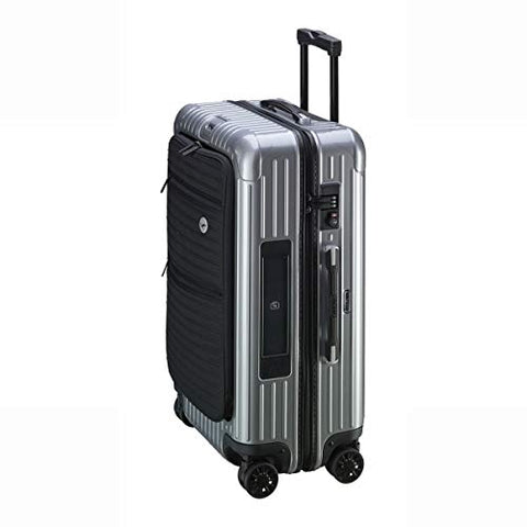 RIMOWA Lufthansa Bolero Collection Multiwheel L Trolley with RIMOWA Electronic Tag, Silver 64L