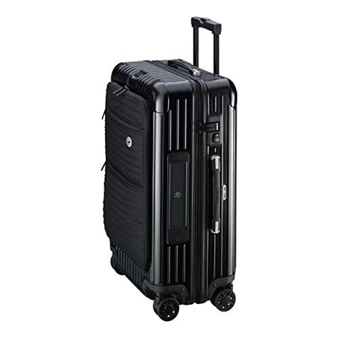 RIMOWA Lufthansa Bolero Collection Multiwheel L Trolley with RIMOWA Electronic Tag, Black 64L
